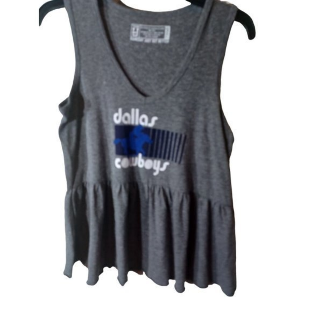 Women's Dallas Cowboys New With Tags Baby Doll Top‎ Size Small